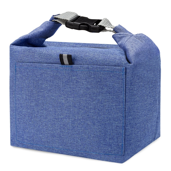 Insulated Lunch Cooler Bag w/ Exterior Pocket & Air Tight Se