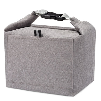 Insulated Lunch Cooler Bag w/ Exterior Pocket & Air Tight Se