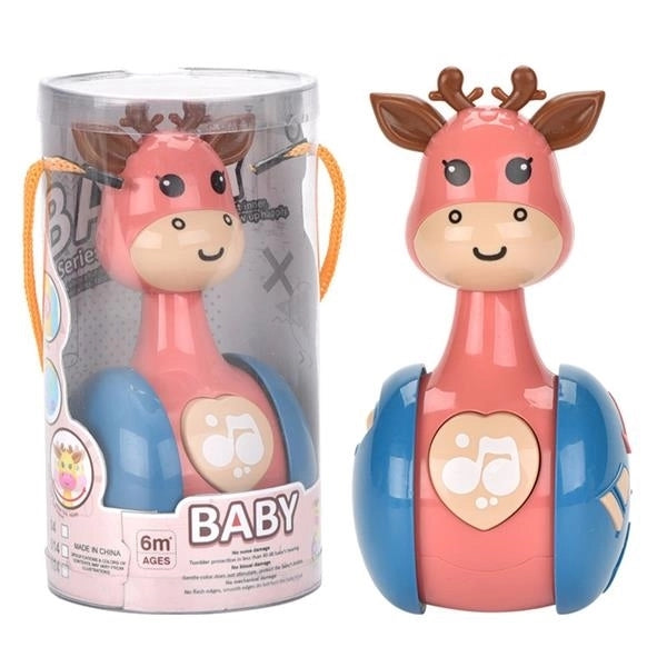 Baby Educational Toys Cartoon deer Sliding Tumbler