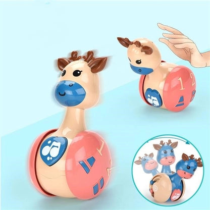 Baby Educational Toys Cartoon deer Sliding Tumbler