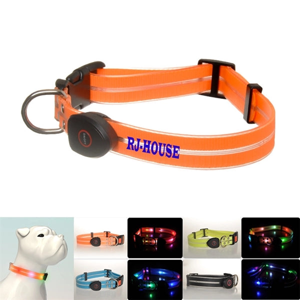 Rechargeable LED Pet Flashing Collar