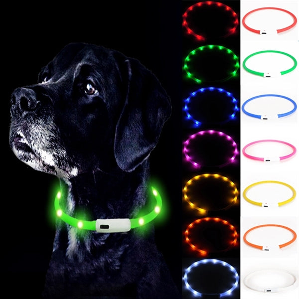 USB Silicone LED Pet Collar