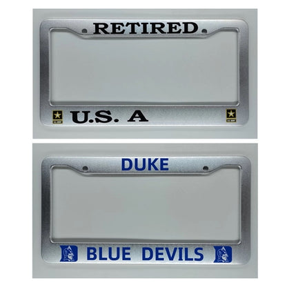 Aluminium alloy car license plate holder