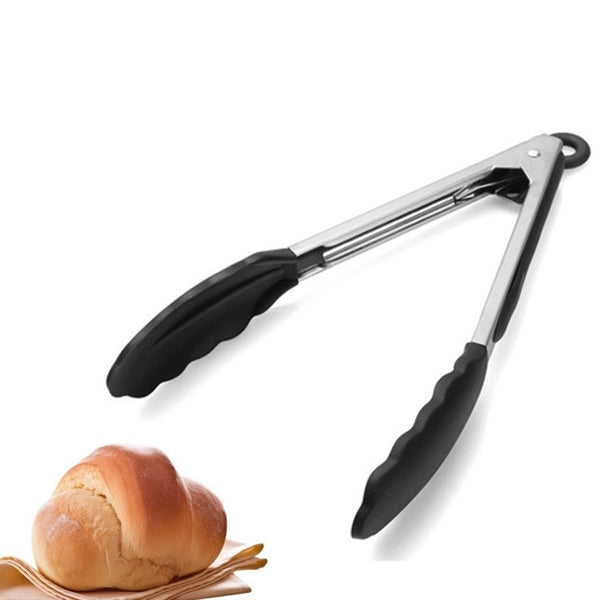 Stainless Antislip Steel Locking Kitchen Tong