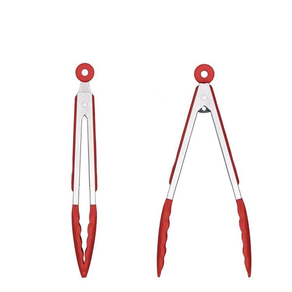 Stainless Antislip Steel Locking Kitchen Tong