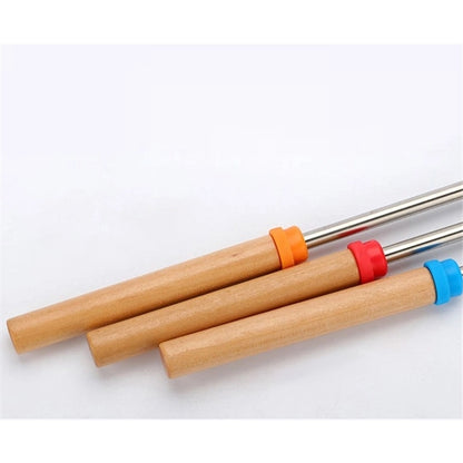 8-piece  Wooden Handle Fork BBQ Set