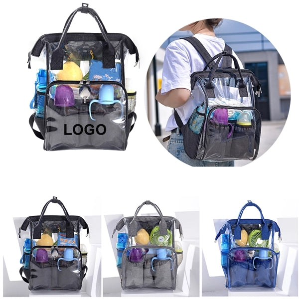 Clear Diaper Bag Backpack
