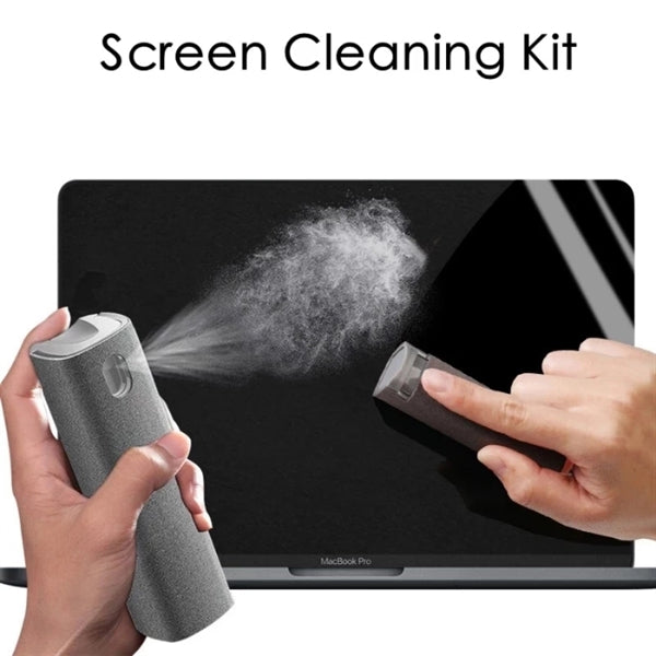 2 in1 Screen Cleaner Spray Bottle Set
