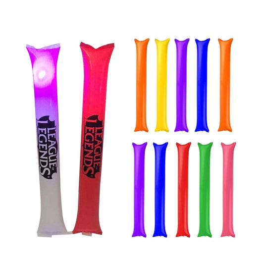 MOQ 100 Light up Inflatable Thunder Sticks