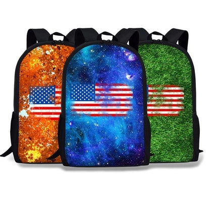 Custom Sublimtion Full Printing US Flag Backpack