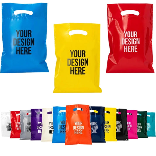 Custom Die Cut Biodegradable Plastic Bag