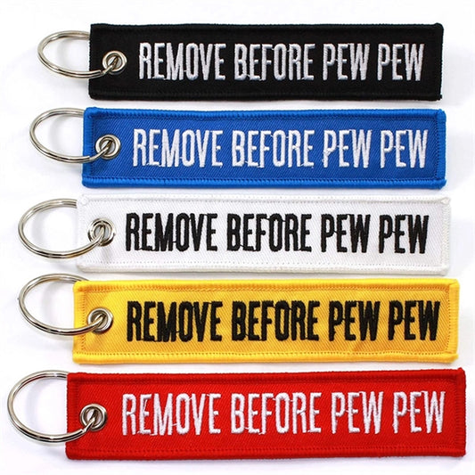 Embroidery Luggage Keychain Tag
