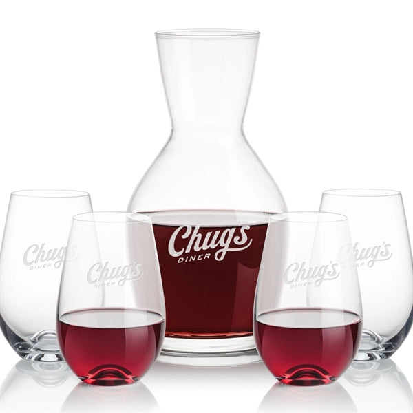 Westwood Carafe & Boston Stemless