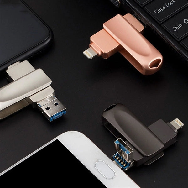 32GB/64GB/128GB/256GB/512GB USB Flash Drive 3 in 1
