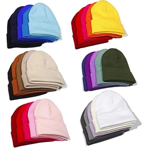 Custom Winter Keep Warm Knitted Beanie Hat