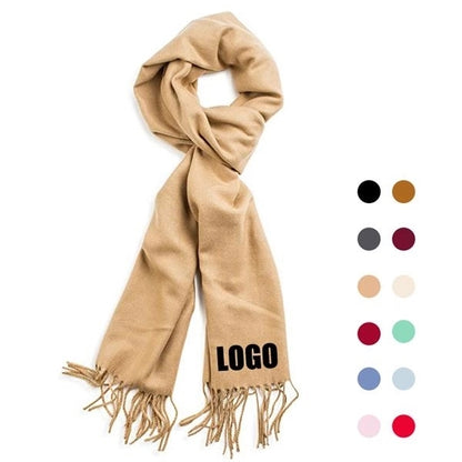 Autumn Winter Keep Warm 100% Cashmere Blanket Scarf