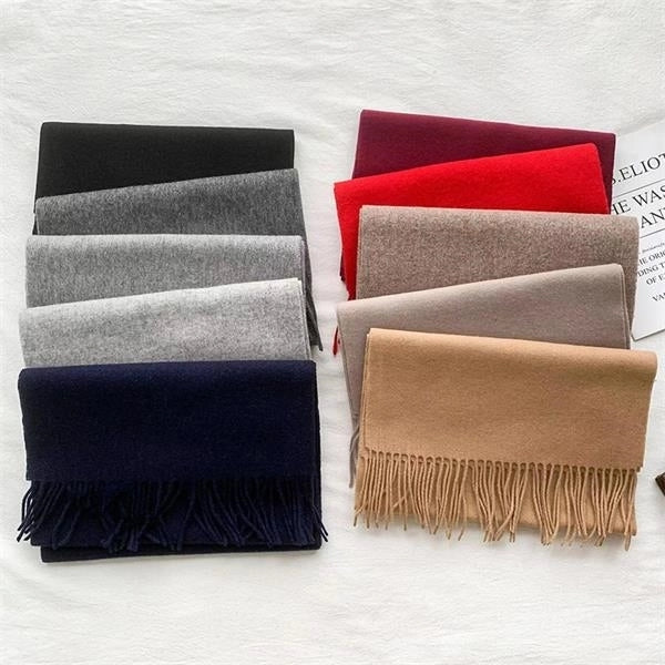 Autumn Winter Keep Warm 100% Cashmere Blanket Scarf