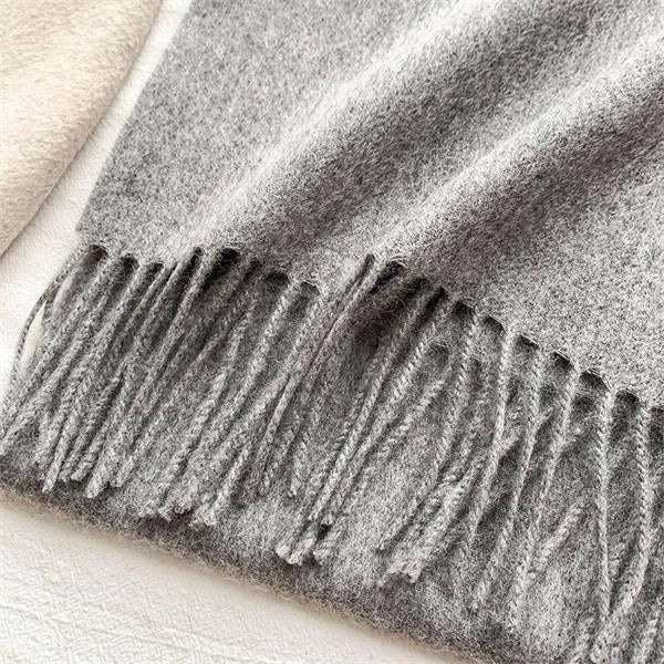 Autumn Winter Keep Warm 100% Cashmere Blanket Scarf