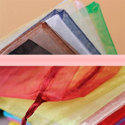 Transparent Gift Organza Drawstring Mesh Bag