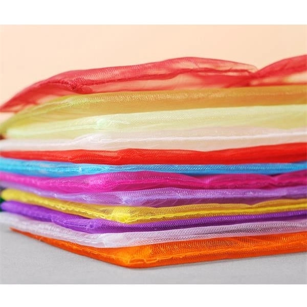 Transparent Gift Organza Drawstring Mesh Bag
