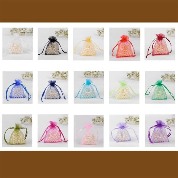 Transparent Gift Organza Drawstring Mesh Bag