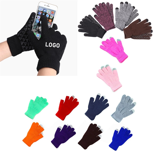 Smartphone Acrylic Touch Screen Knit Gloves