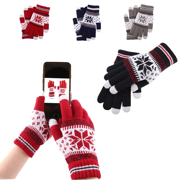 Touch Screen Texting Knit Gloves