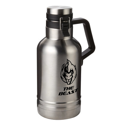 64 oz Double Wall Insulated Stainless Steel Growler