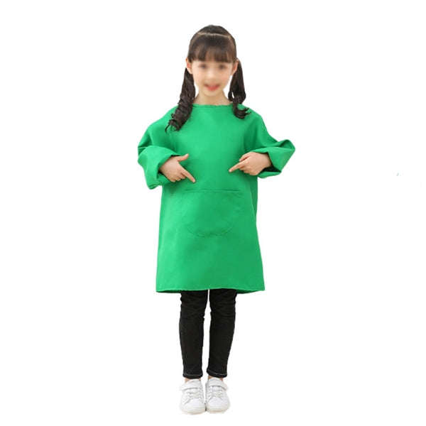 Children's Painting Smock Anti-Fouling Long Sleeve Apron