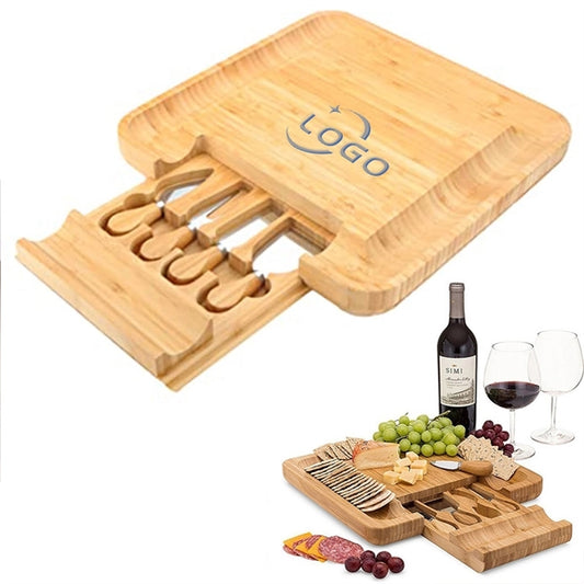 4-Piece Bamboo Cheese Tray