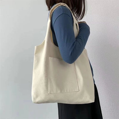 Canvas Tote Bags Pocket