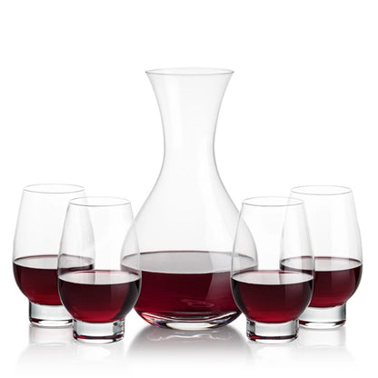 Adelita Carafe & Glenarden Stemless Wine