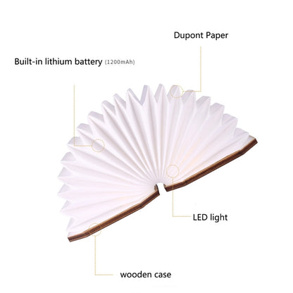 Novelty Folding Book Lamp