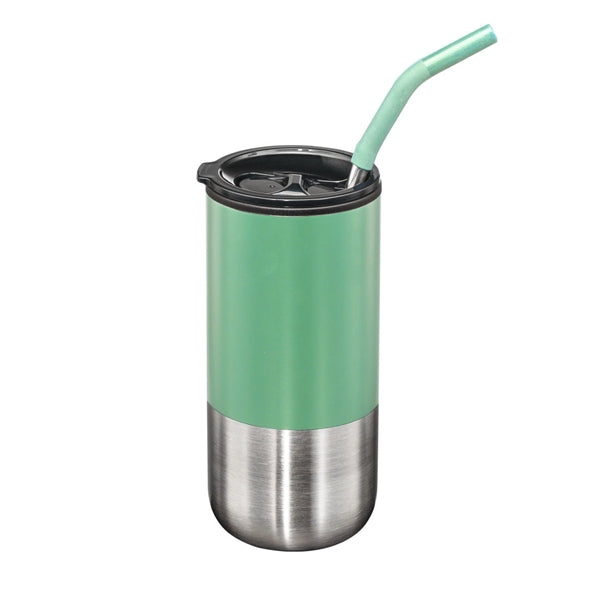Bondi Double Wall Tumbler w/ Straw -18oz