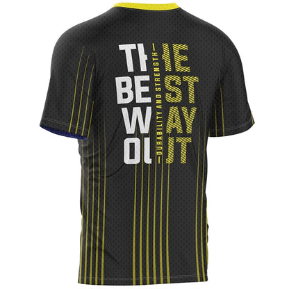 Unisex 160 GSM Birdseye Mesh Sublimated Short Sleeve T-Shirt
