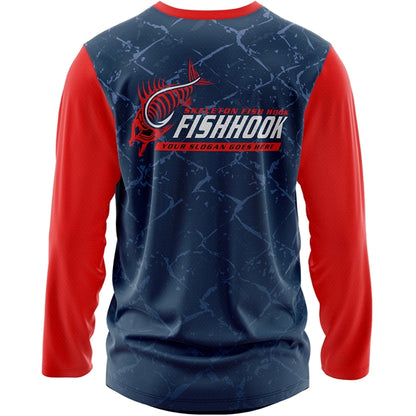 Unisex 170 GSM Sunproof SPF 50+ Long Sleeve Fishing T-Shirt