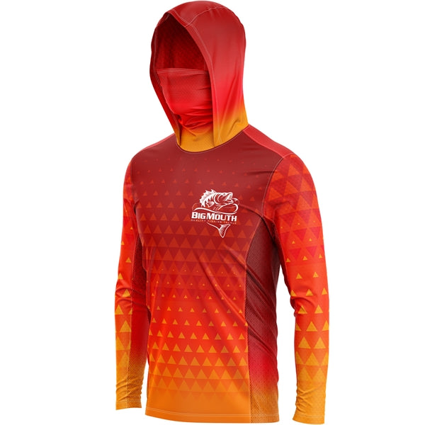 Unisex 170 GSM Sunproof SPF 50+ Fishing Long Hoodie T-shirt