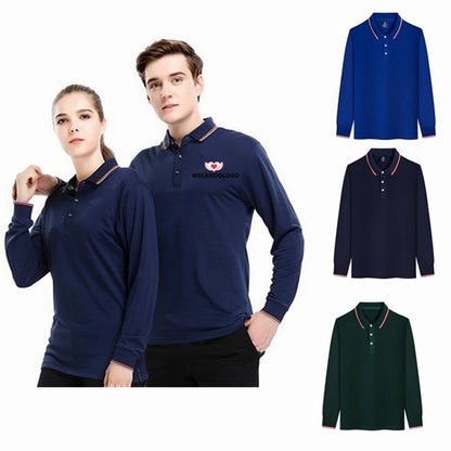 Classic Long Sleeve Polo Shirt
