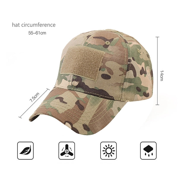 Military Tactical Patch Hat