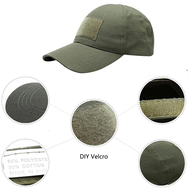 Military Tactical Patch Hat
