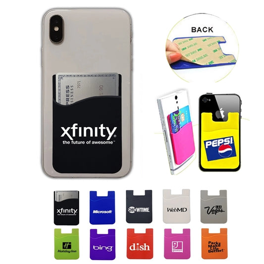 Silicone Phone Card Holder