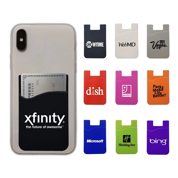Silicone Phone Card Holder