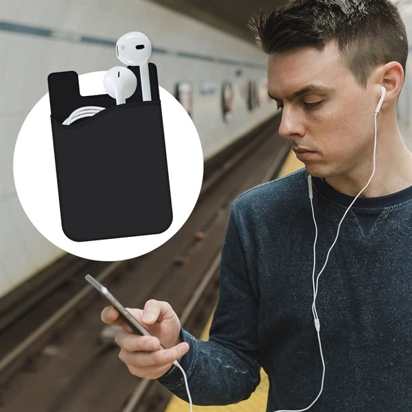 Silicone Phone Card Holder