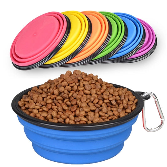 MOQ 10 Silicone Foldable Pet Bowl