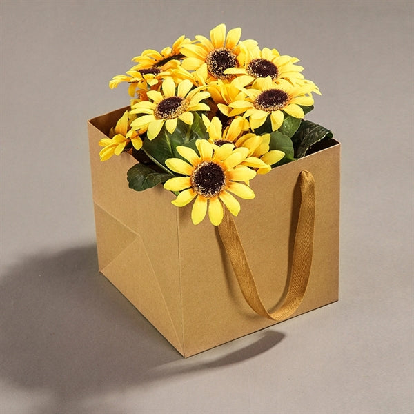 Square Flower Gift Bag