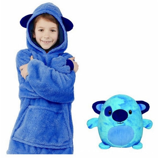 Children Folded Hoodie Blanket