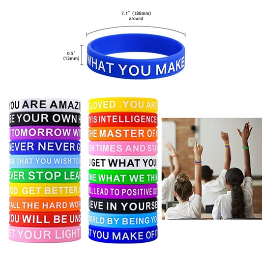 Youth Size Debossed Silicone Wristband