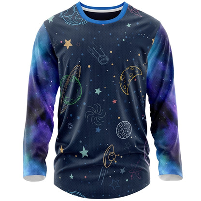 Youth 160 GSM Birdseye Mesh Sublimation Long Sleeve T-Shirt
