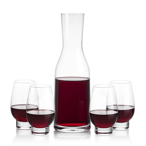 Caldmore Carafe & Glenarden Footed Wine