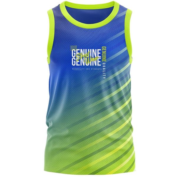 Men's 160 GSM Birdseye Mesh Sleeveless Tank Top